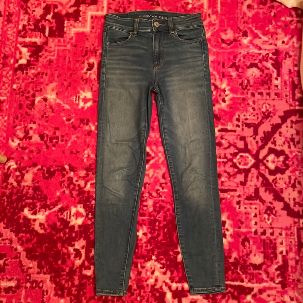 American Eagle Ne(x)t Level Stretch Size 2 Denim Jeans High Rise Jegging